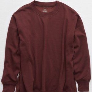 Aerie oversized coziest desert sweatshirt